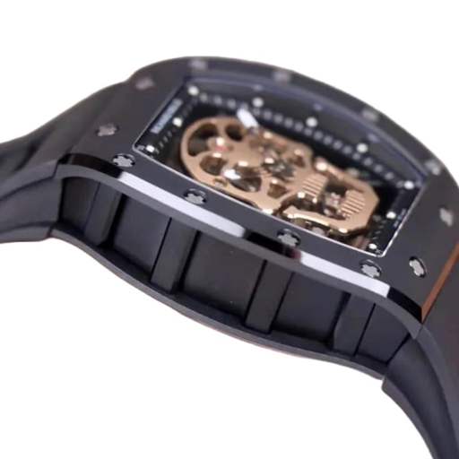 Richard Mille RM 52-01 Tourbillon “Skull” Rose Gold Luxury Clone Quality - photo 4