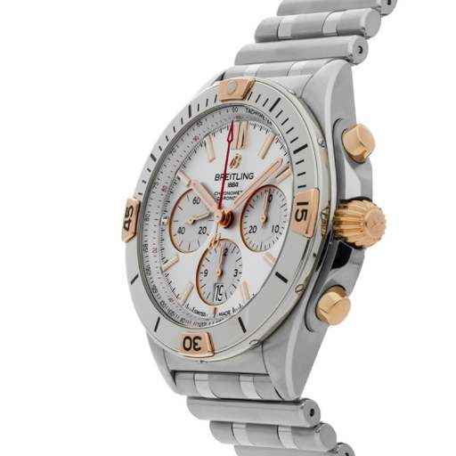 Breitling Chronomat B01 AB0134101G1A1 “White Dial Steel” Authentic Replica Edition - photo 3