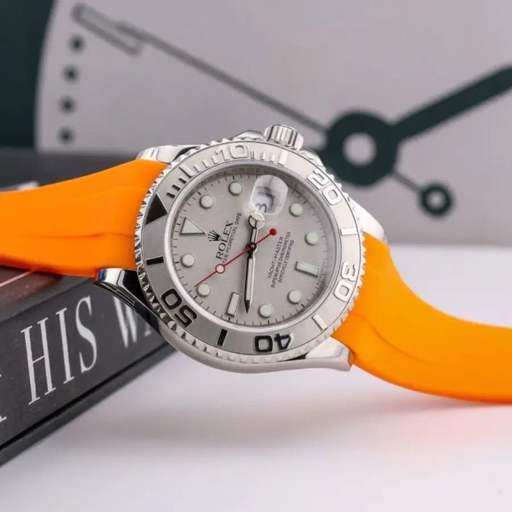 Rolex – Yacht-Master –  Rubber Strap – Orange - photo 2