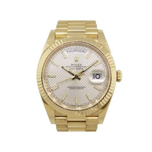 Rolex Day-Date 228238-0004 “Diagonal Silver” Premium Duplicate - photo 3
