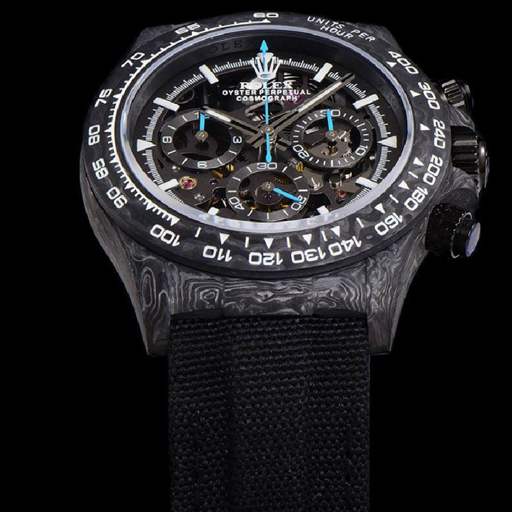 Rolex Daytona DIW Carbon Skeleton Superior Replica - photo 4