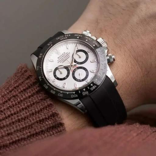 Rolex – Daytona –  Rubber Strap – Black - photo 2