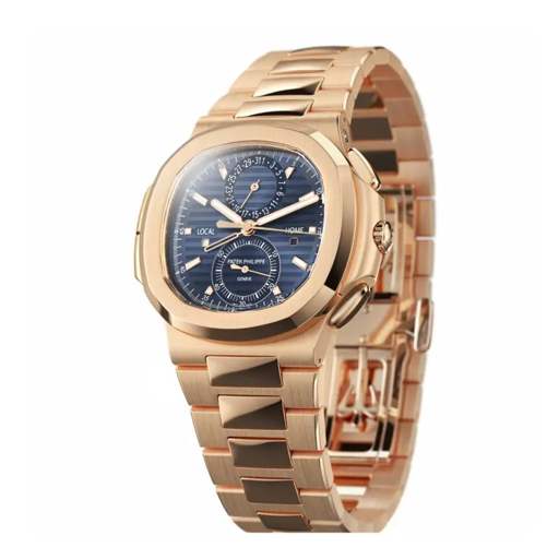 Patek Philippe Nautilus Travel Time Chronograph 5990/1R-001 First-Class Clone - photo 2