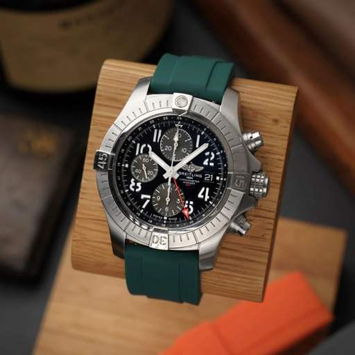 Breitling – Avenger –  Rubber Strap – Green - photo 2