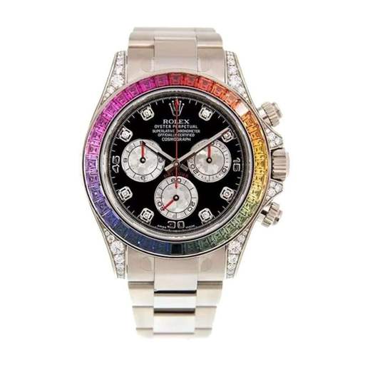 Rolex Cosmograph Daytona 116599RBOW “Black Diamond” Exclusive Clone Edition