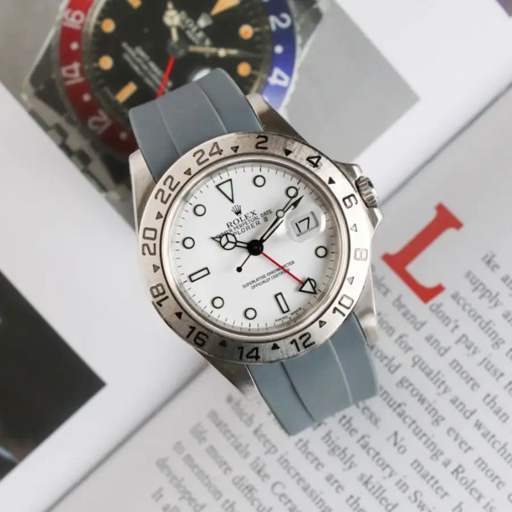 Rolex – Explorer II –  Rubber Strap – Grey - photo 3