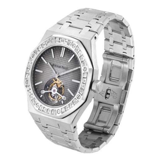Audemars Piguet Royal Oak Tourbillon Extra-Thin 26510PT.OO.1220PT.01 “Platinum Diamond” Handcrafted Clone Quality - photo 2