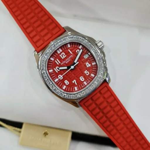 Patek Philippe – Aquanaut –  Rubber Strap – Straight – Red - photo 2