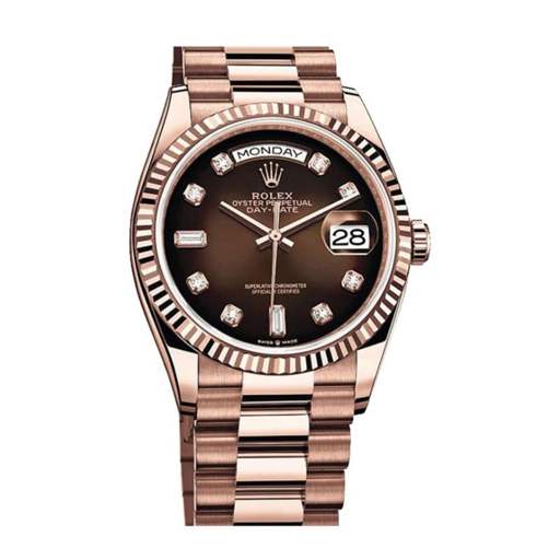 Rolex Day-Date 128235 “Brown Ombre Dial” Top Grade Clone 1:1 - photo 2