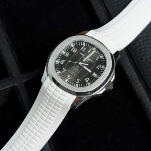 Patek Philippe – Aquanaut –  Rubber Strap – Curved – White - photo 2