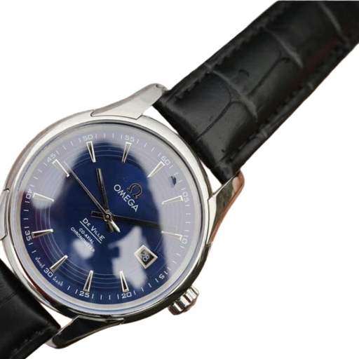 Omega De Ville Dark Blue Dial 431.33.41.21.03.001 Perfect Clone Edition - photo 4