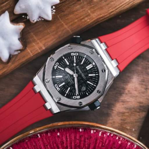 Audemars Piguet – Royal Oak Offshore Diver –  Rubber Strap – Red - photo 2