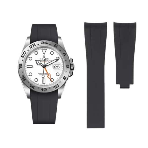 Rolex – Explorer II –  Rubber Strap – Black