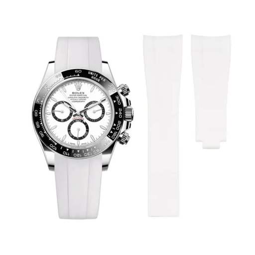 Rolex – Daytona –  Rubber Strap – White