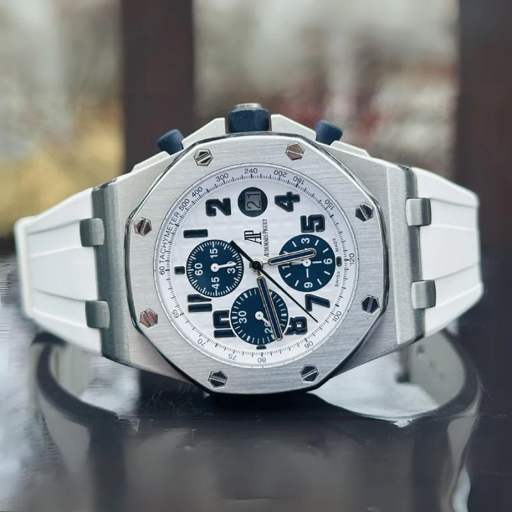 Audemars Piguet – Royal Oak –  Rubber Strap – White - photo 2