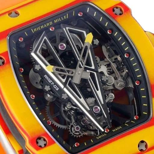 Richard Mille RM 27-03 Tourbillon “Rafael Nadal” Yellow Perfect Duplicate 1:1 - photo 5
