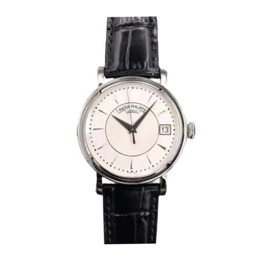 Patek Philippe Calatrava 5153G-010 “White Gold Officer’s Case” Authentic Clone 1:1