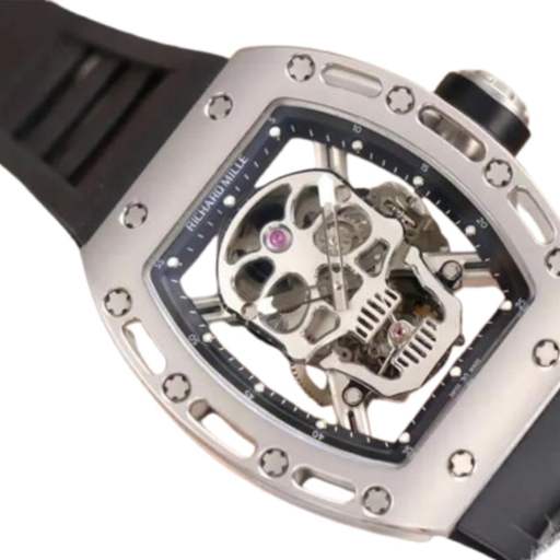 Richard Mille RM 52-01 Tourbillon “Skull” Grey Exclusive Clone Edition - photo 3
