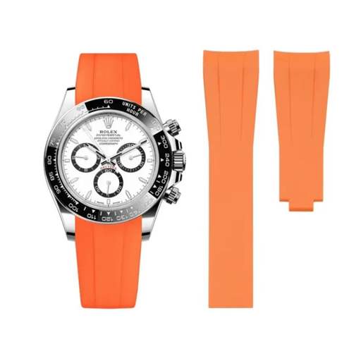 Rolex – Daytona –  Rubber Strap – Orange
