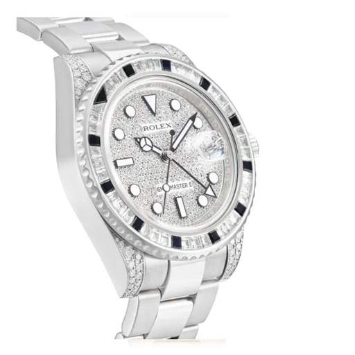 Rolex GMT Master II 116759SANR “Diamond Bezel” Super Clone 1:1 - photo 2