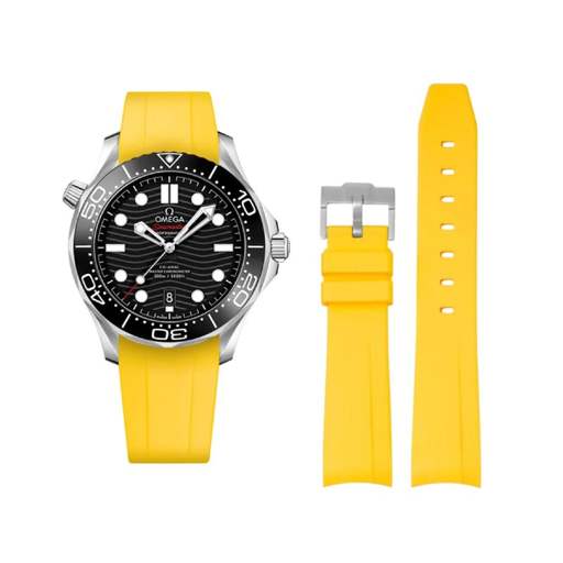 Omega – Seamaster –  Rubber Strap – Yellow
