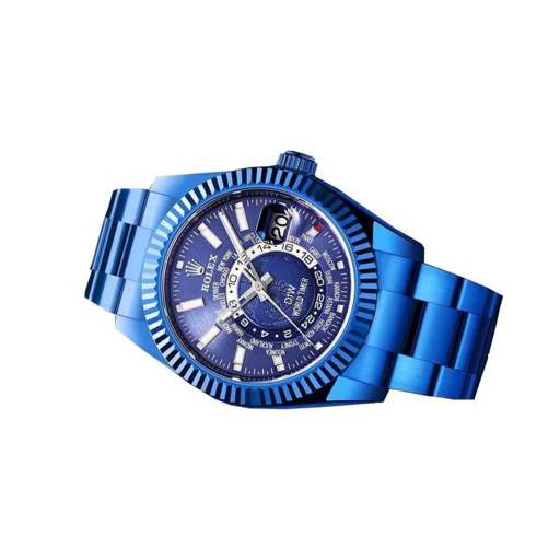 Rolex Sky-Dweller 326934 “Blue Dial DLC” Superior Copy 1:1 - photo 3