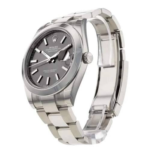 Rolex Datejust 126300 “Smoke Grey Dial Oyster” Premium Clone Replica - photo 2