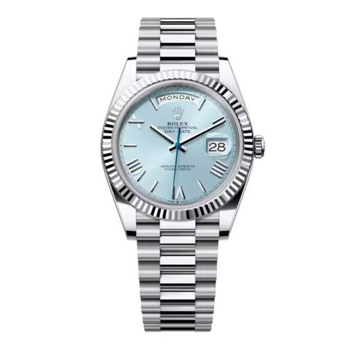 Rolex Day-Date 228236 “Ice Blue Grooved” Super Clone Quality