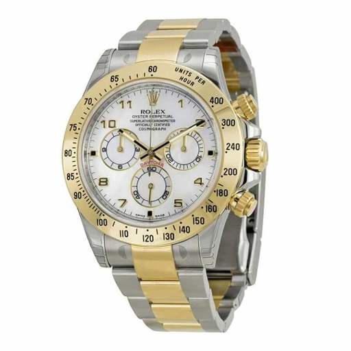 Rolex Daytona Two-Tone 116523 “White Dial” Authentic Super Replica - photo 2