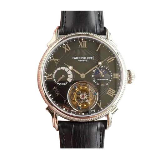 Patek Philippe Tourbillon Moonphase Black Dial Elite Clone Edition