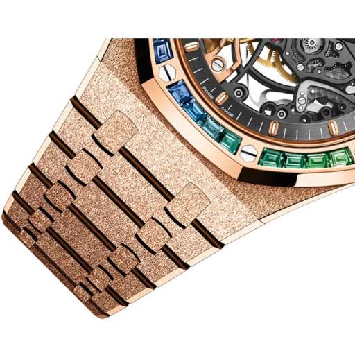 Audemars Piguet Royal Oak 15412OR.YG.1224OR.01-B “Rainbow” Master Replica 1:1 - photo 3