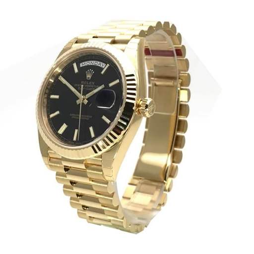 Rolex Day-Date 228398TBR “Black Dial” Replica - photo 2