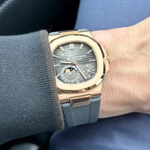 Patek Philippe – Aquanaut –  Rubber Strap – Nautilus – Grey - photo 2