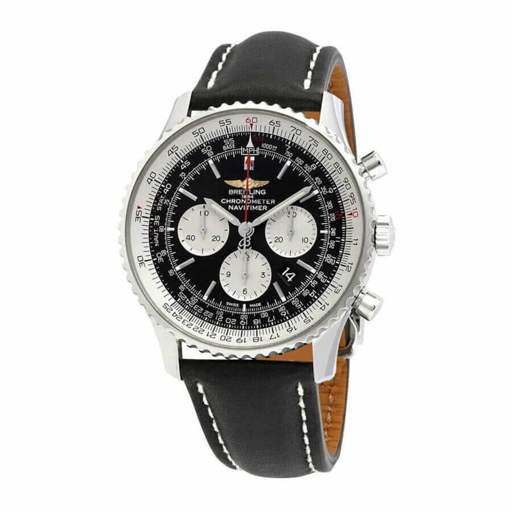 Breitling Navitimer B01 Chronograph 46 AB0127211B1X1 “Black Dial” Signature Copy Edition - photo 2