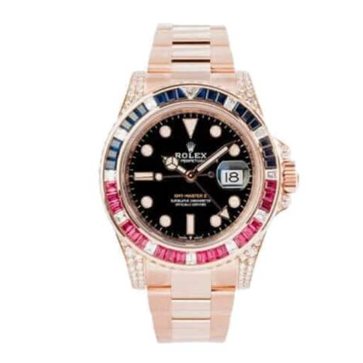 Rolex GMT-Master II 126755SARU “Diamond Bezel” True to Original Copy