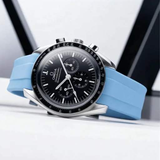 Omega – Speedmaster –  Rubber Strap – Blue - photo 3