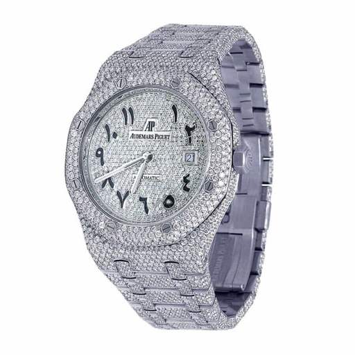 Audemars Piguet Royal Oak “Iced Out” 15400ST.OO.1220ST.02 Authentic Replica Edition - photo 2