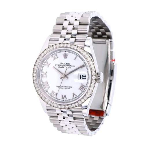 Rolex Datejust 126284RBR “White Roman Dial” Ultra Luxury Clone - photo 2