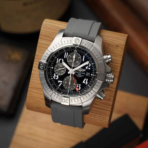 Breitling – Avenger –  Rubber Strap – Grey - photo 2