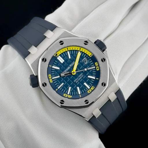 Audemars Piguet – Royal Oak Offshore Diver –  Rubber Strap – Blue - photo 2