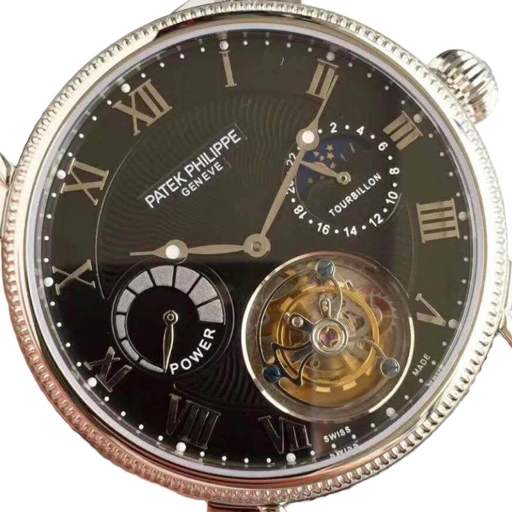 Patek Philippe Tourbillon Moonphase Black Dial Elite Clone Edition - photo 3