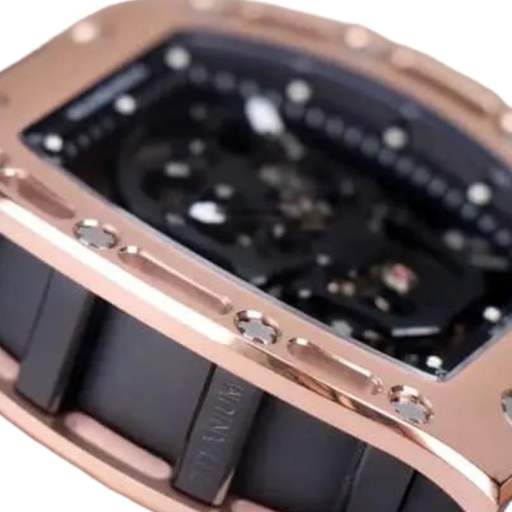 Richard Mille RM 52-01 Tourbillon “Skull” Dial Rose Gold Detailed Replica - photo 4