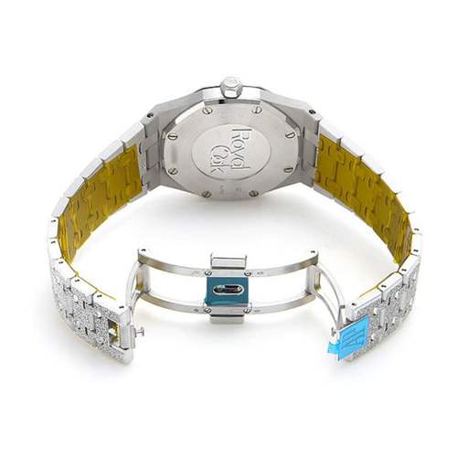 Audemars Piguet Royal Oak 67653BC.GG.1263BC.02 “Frosted” Blue Dial Collector’s Clone 1:1 - photo 2