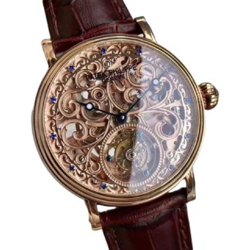 Patek Philippe Grand Complications Tourbillon Sapphire Rose Gold Ultra Fine Replica - photo 2