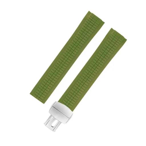 Patek Philippe – Aquanaut –  Rubber Strap – Curved – Sage Green
