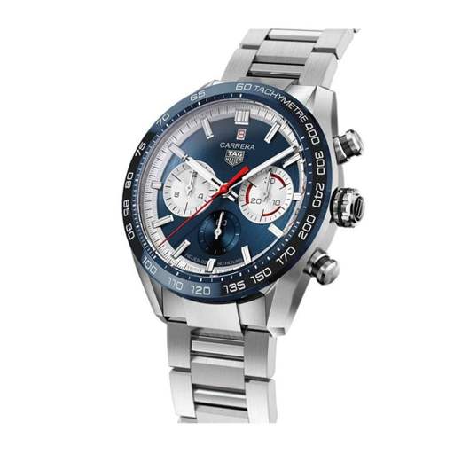 TAG Heuer Carrera Chronograph CBG2016.BA0616 “Blue Dial” High-End Clone Quality - photo 2