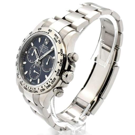 Rolex Daytona Cosmograph 116509 “White Gold Blue Dial” Mirror Clone Quality - photo 3