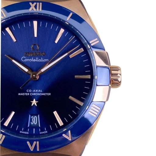 Omega Constellation Blue Strap 131.53.39.20.08.001 Near Original Replica - photo 2