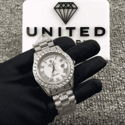 Rolex Day-Date II Diamond-Set Timepiece 218239 True Clone 1:1 - photo 2