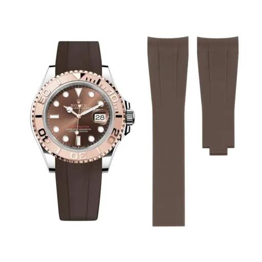 Rolex – Yacht-Master –  Rubber Strap – Brown
